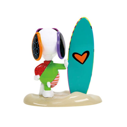 Britto Peanuts Snoopy Surfing Figurine 6019027