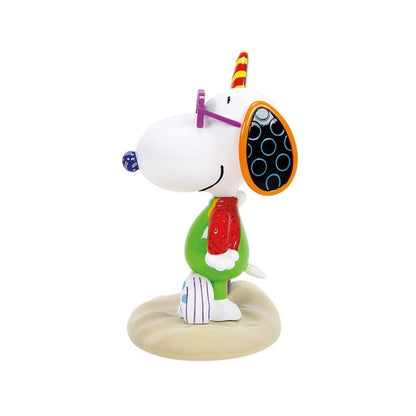 Britto Peanuts Snoopy Surfing Figurine 6019027