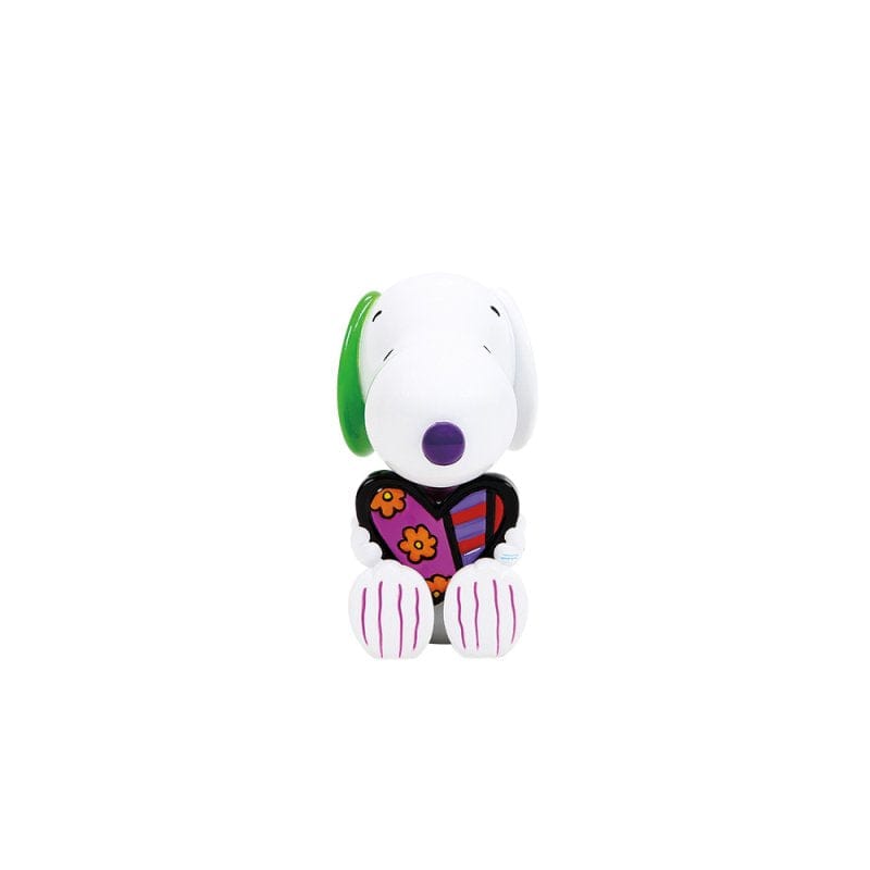 Britto Peanuts Snoopy with Britto Heart Mini Figurine