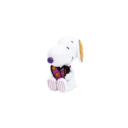 Britto Peanuts Snoopy with Britto Heart Mini Figurine
