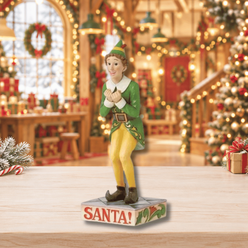 Buddy Elf Excited Figurine By Jim Shore 6015727