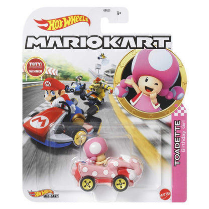 Hot Wheels Mario Kart Toadette Birthday Girl Kart