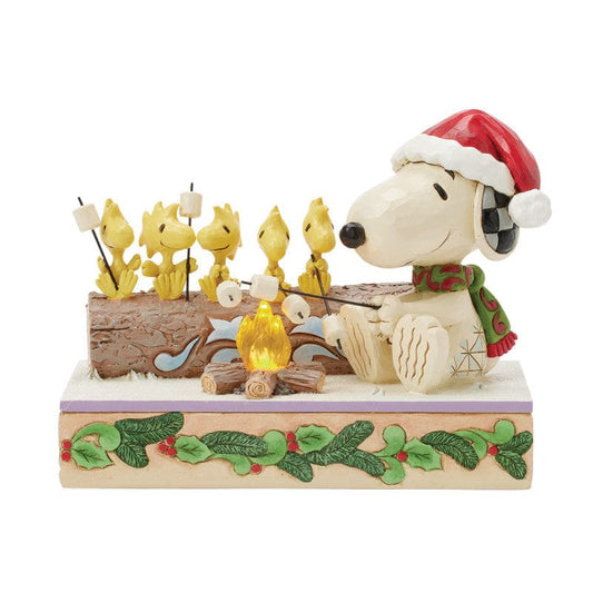 Campfire Companions (Snoopy & Woodstock LED Roasting Marshmallows) Peanuts By Jim Shore Figurine 6017235