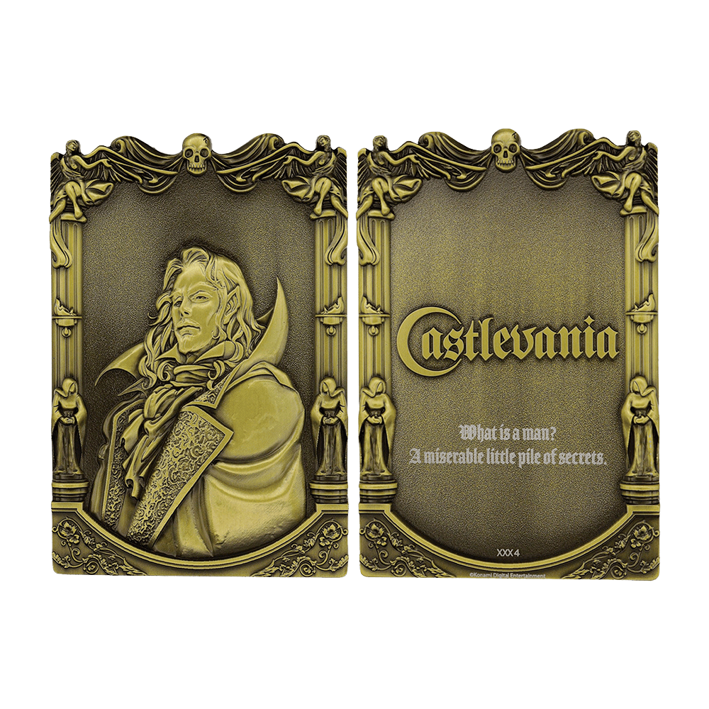 Castlevania Dracula Limited edition metal Ingot