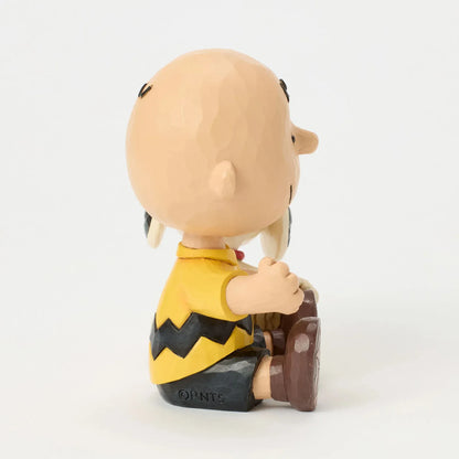 Charlie Brown with Snoopy Figurine Peanuts By Jim Shore