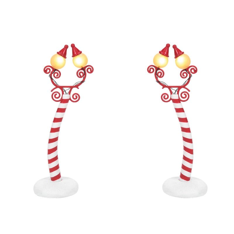 Christmas Town Street Lights Nightmare Before Christmas Village Figurine By Department 56