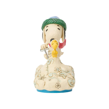 Clearing the Way for Christmas Snoopy Shovelling Snow with Woodstock Figurine Peanuts By Jim Shore 6018680