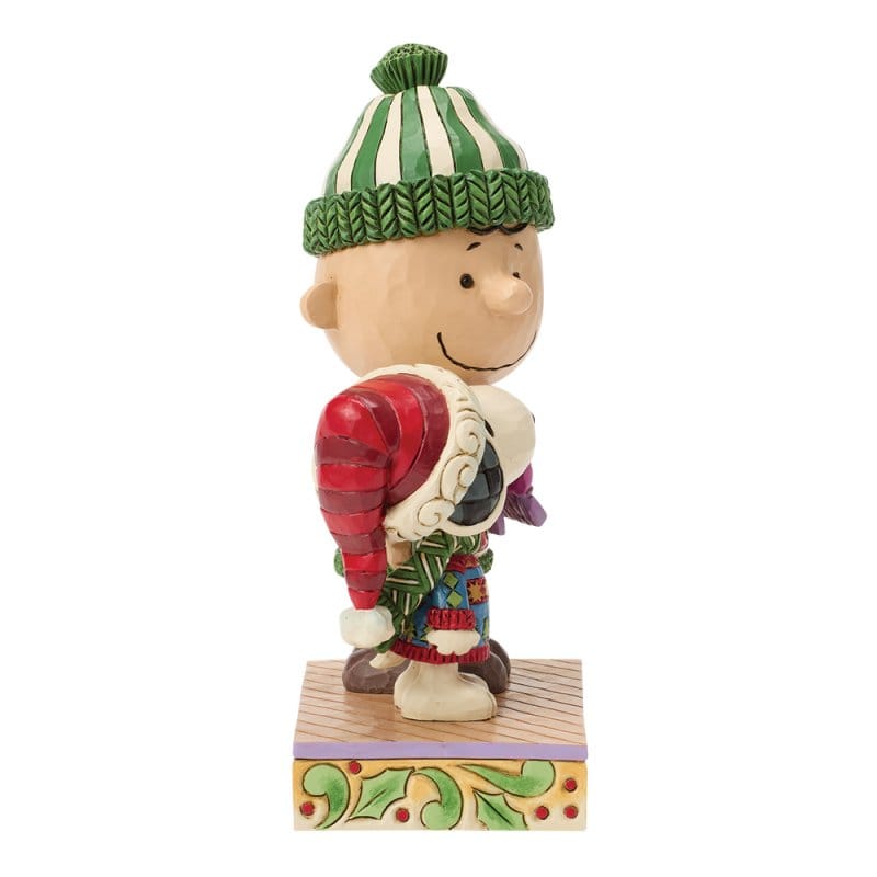 Cosy Christmas Pals (Snoopy and Charlie Christmas Jumpers) Figurine Peanuts By Jim Shore 6018686