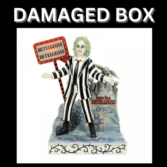 DAMAGED BOX - Beetlejuice By Jim Shore LED Light-up Figurine