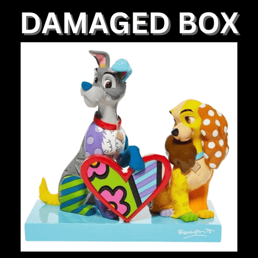 DAMAGED BOX - Disney Britto Lady & the Tramp Numbered Limited Edition 3000 Figurine