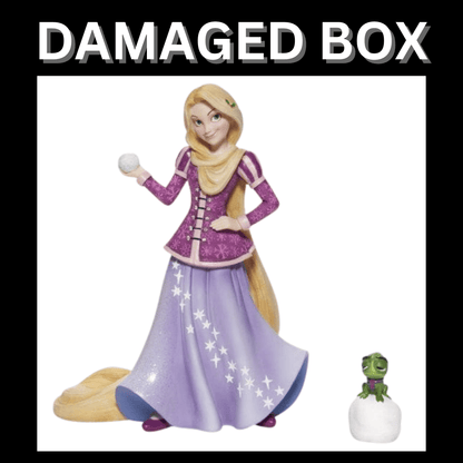 DAMAGED BOX - Disney Showcase Holiday Rapunzel & Pascal Figurine
