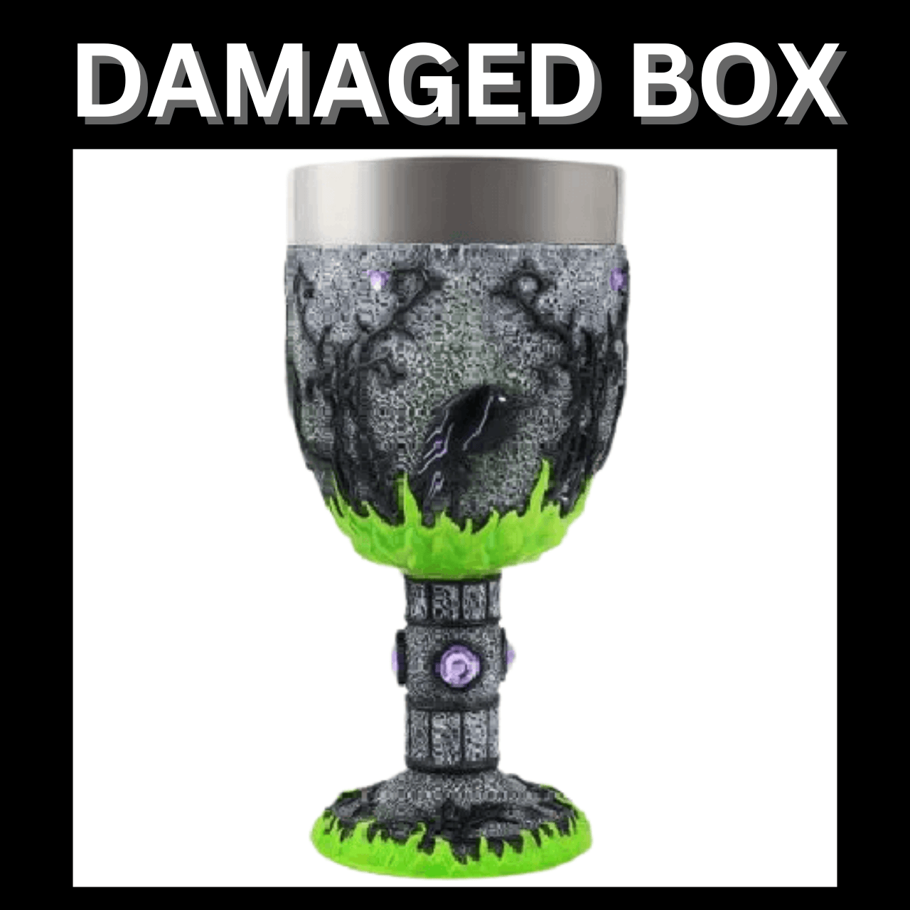 DAMAGED BOX - Disney Showcase Maleficent Decorative Goblet