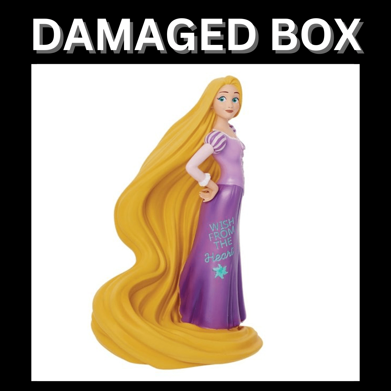 DAMAGED BOX - Disney Showcase Rapunzel Princess Expression Figurine