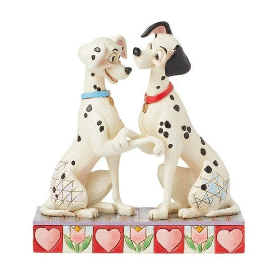 DAMAGED BOX - Disney Traditions 101 Ways to Love You (Pongo & Perdita Dalmatians Figurine) By Jim Shore 6016331