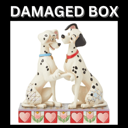 DAMAGED BOX - Disney Traditions 101 Ways to Love You (Pongo & Perdita Dalmatians Figurine) By Jim Shore 6016331