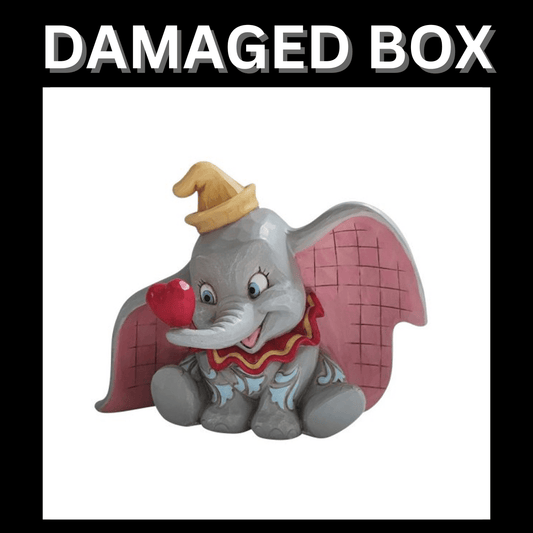 DAMAGED BOX - Disney Traditions Dumbo with Heart Figurine By Jim Shore