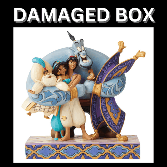 DAMAGED BOX - Disney Traditions Group Hug! - Aladdin Figurine