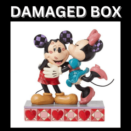 DAMAGED BOX - Disney Traditions Hugs & Kisses (Mickey & Minnie Love Figurine) By Jim Shore 6016327