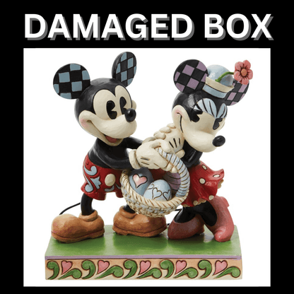 DAMAGED BOX - Disney Traditions Mickey and Minnie Easter Figurine 6014317