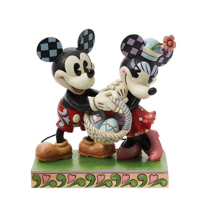 DAMAGED BOX - Disney Traditions Mickey and Minnie Easter Figurine 6014317