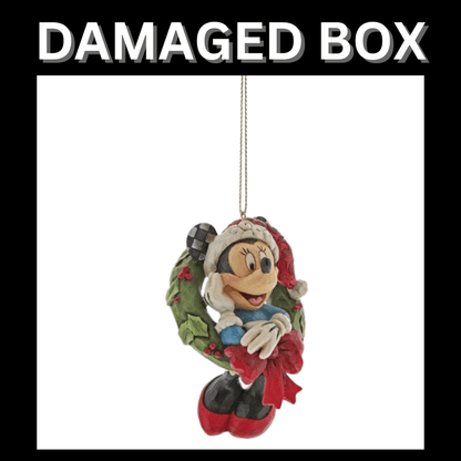 DAMAGED BOX - Disney Traditions Minnie Mouse Hanging Ornament Christmas Decoration