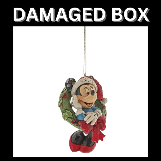 DAMAGED BOX - Disney Traditions Minnie Mouse Hanging Ornament Christmas Decoration