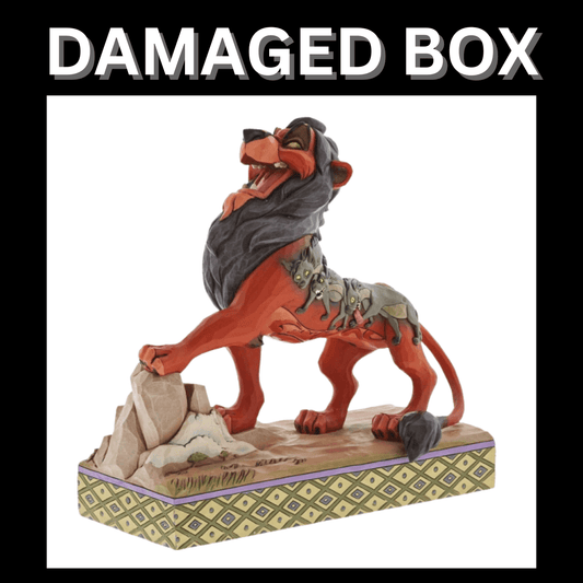 DAMAGED BOX - Disney Traditions Preening Predator - Scar Figurine