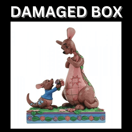 DAMAGED BOX - Disney Traditions Roo Giving Kanga Flowers Figurine by Jim Shore