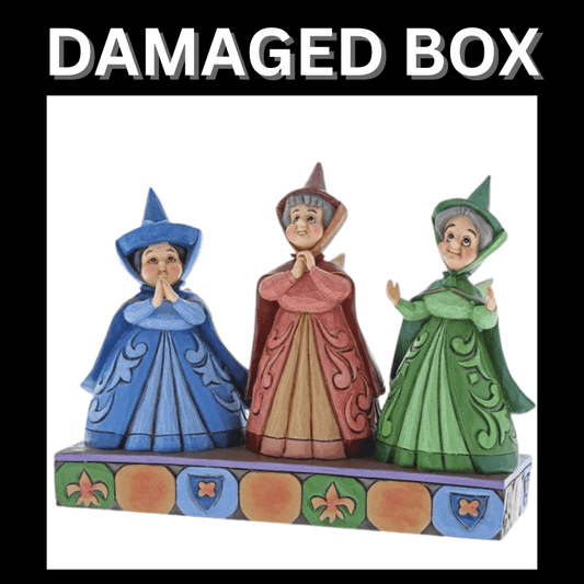 DAMAGED BOX - Disney Traditions Royal Guests - Three Fairies Figurine