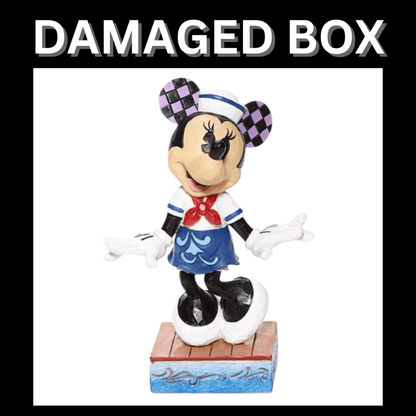DAMAGED BOX - Disney Traditions Sassy Sailor - Minnie Mouse Personality Pose Figurine