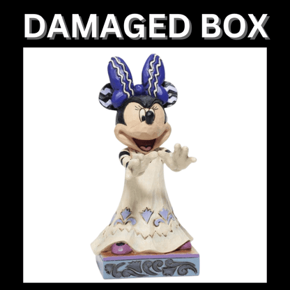 DAMAGED BOX - Disney Traditions Scream Queen - Halloween Minnie Mouse Figurine