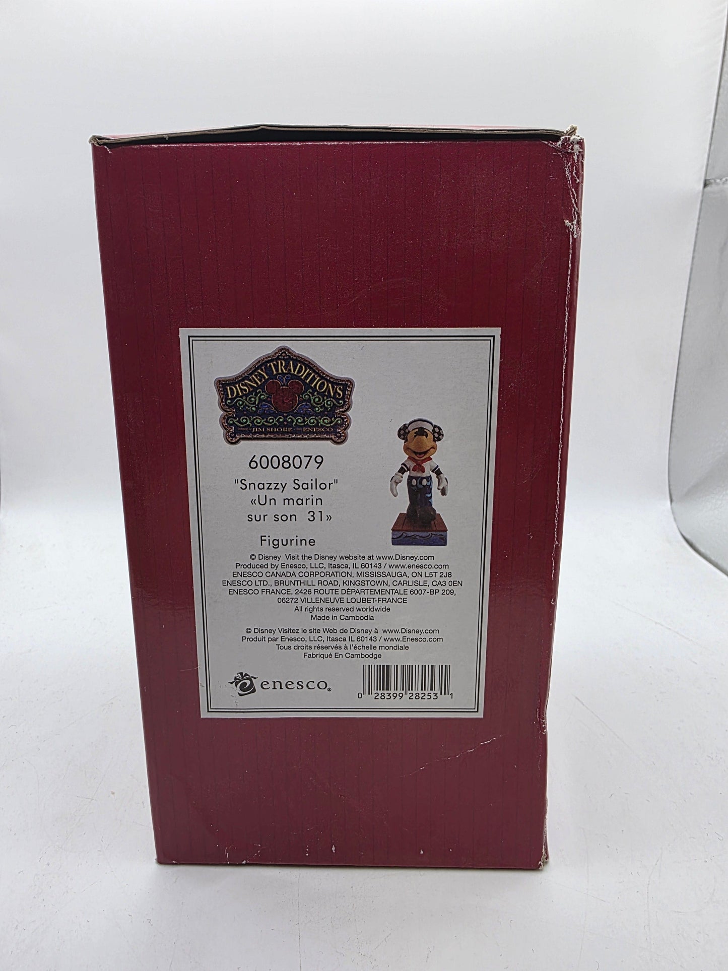 DAMAGED BOX - Disney Traditions Snazzy Sailor Mickey Mouse Figurine