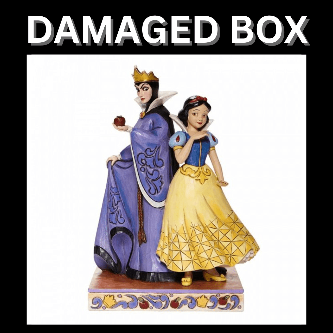 DAMAGED BOX - Disney Traditions Snow White and Evil Queen Figurine