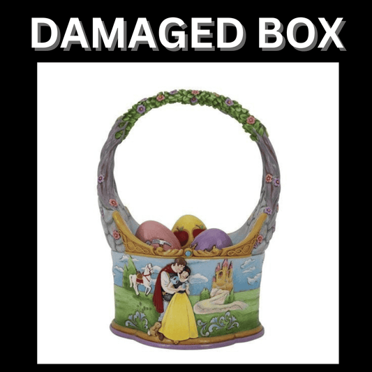 DAMAGED BOX - Disney Traditions Snow White Basket Figurine By Jim Shore