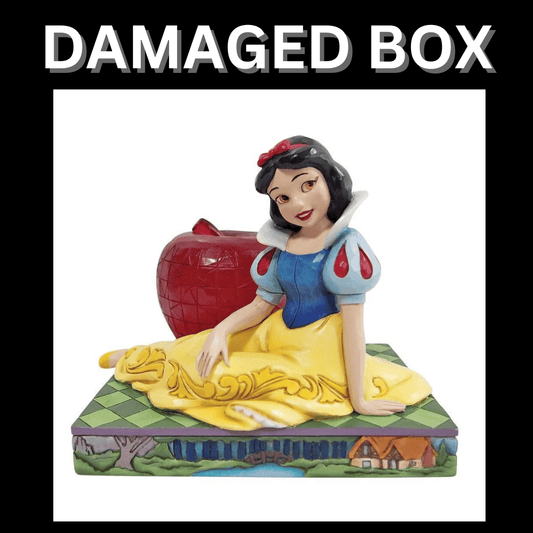 DAMAGED BOX - Disney Traditions Snow White with Apple Figurine By Jim Shore