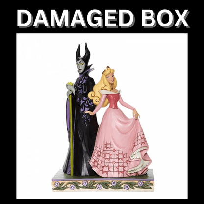 DAMAGED BOX - Disney Traditions Sorcery and Serenity Aurora and Maleficent Figurine