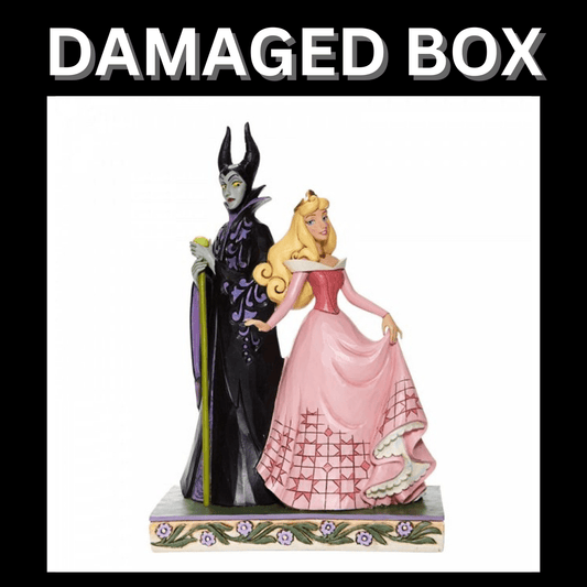 DAMAGED BOX - Disney Traditions Sorcery and Serenity Aurora and Maleficent Figurine