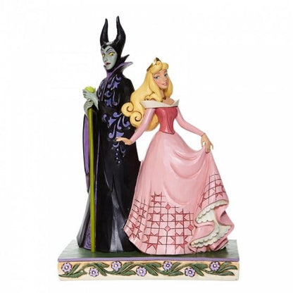 DAMAGED BOX - Disney Traditions Sorcery and Serenity Aurora and Maleficent Figurine
