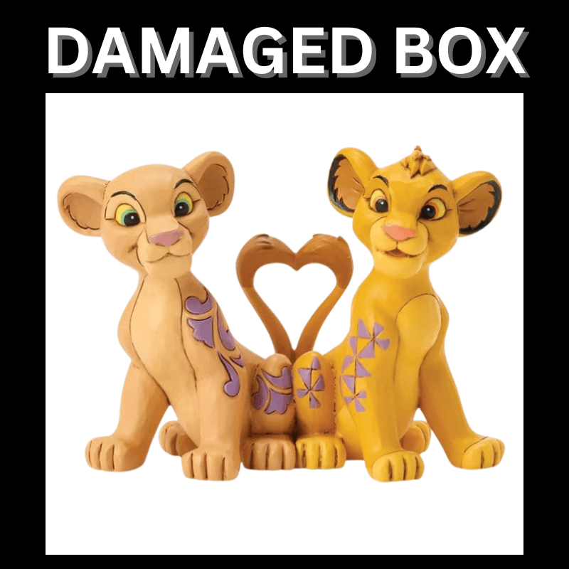 DAMAGED BOX - Disney Traditions The Circle Of Love Simba & Nala Figurine By Jim Shore