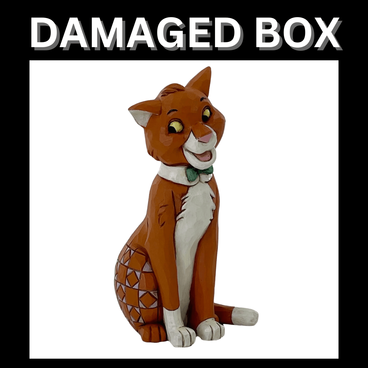 DAMAGED BOX - Disney Traditions Thomas O’ Malley Aristocats Mini Figurine By Jim Shore