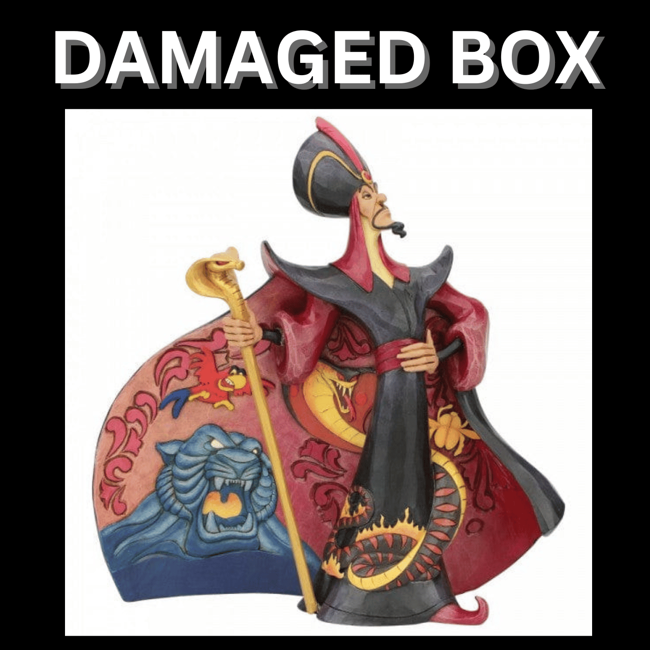 DAMAGED BOX - Disney Traditions Villainous Viper - Jafar Figurine