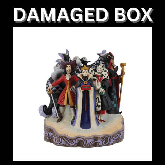 DAMAGED BOX - Disney Traditions Villains Carved by Heart By Jim Shore