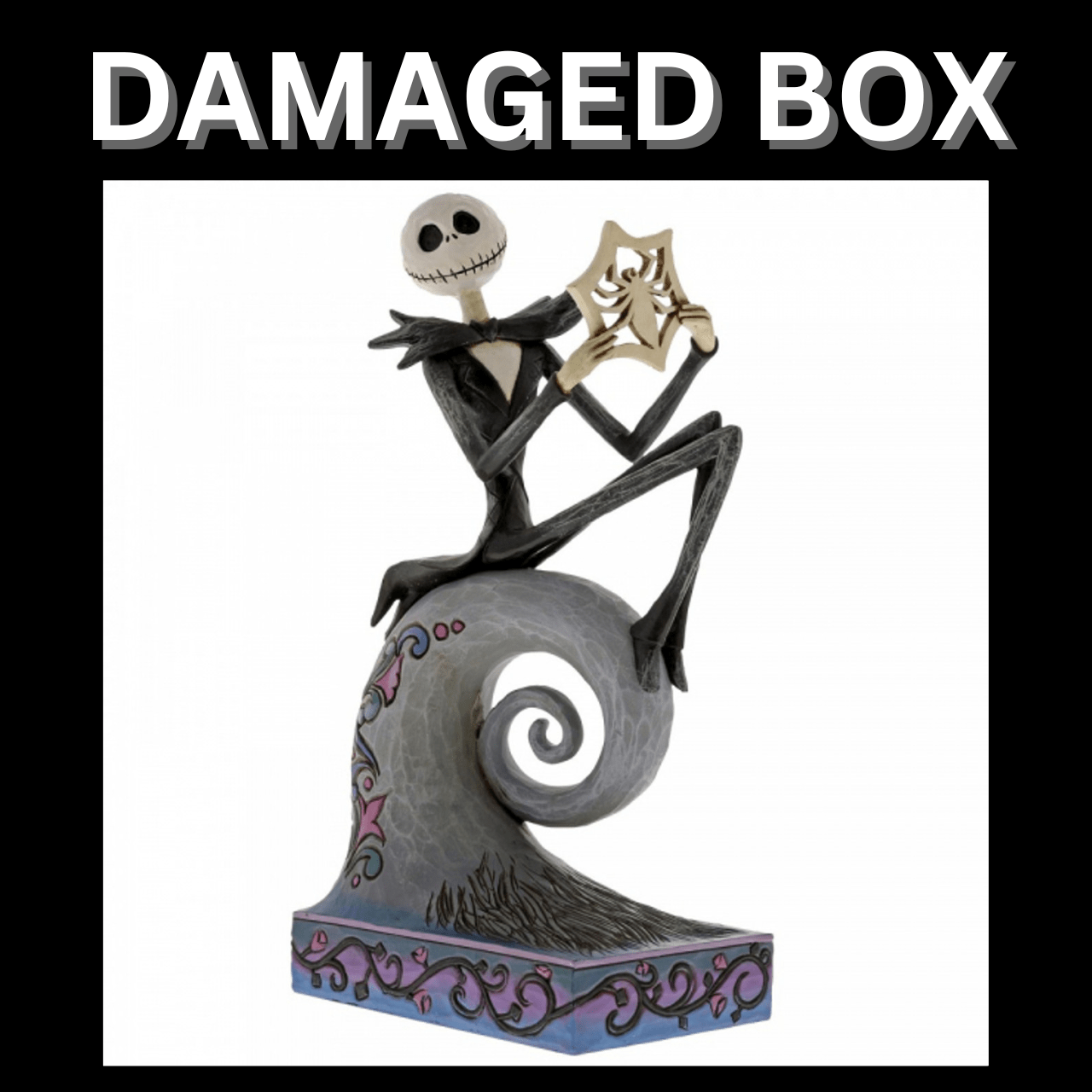 DAMAGED BOX - Disney Traditions What's This - Jack Skellington Figurine