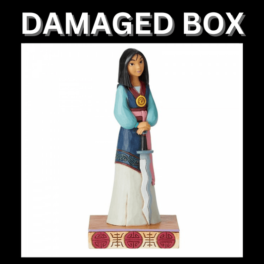 DAMAGED BOX - Disney Traditions Winsome Warrior - Mulan Princess Passion Figurine