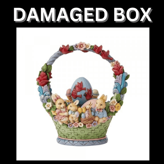 DAMAGED BOX - Easter Cheer Found Here! 17th Annual Easter Basket Heartwood Creek by Jim Shore
