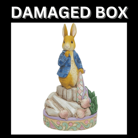 DAMAGED BOX - Peter Rabbit with Onions Figurine By Jim Shore