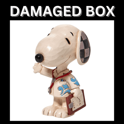 DAMAGED BOX - Snoopy Doctor Mini Figurine By Jim Shore