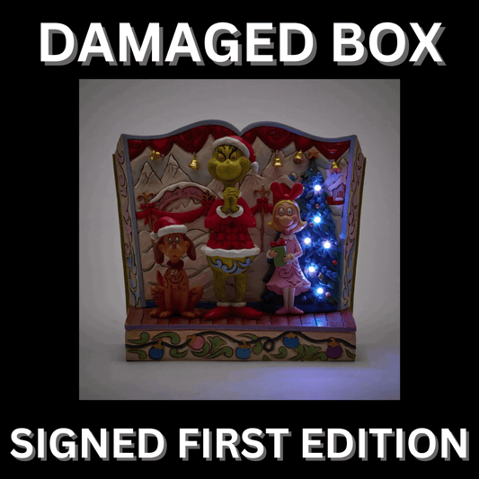 DAMAGED BOX - The Grinch with Cindy-Lou and Max Storybook (Signed First Edition)