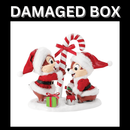 DAMAGED BOX - Two Sweet Chip & Dale Figurine Disney Possible Dreams by Department 56