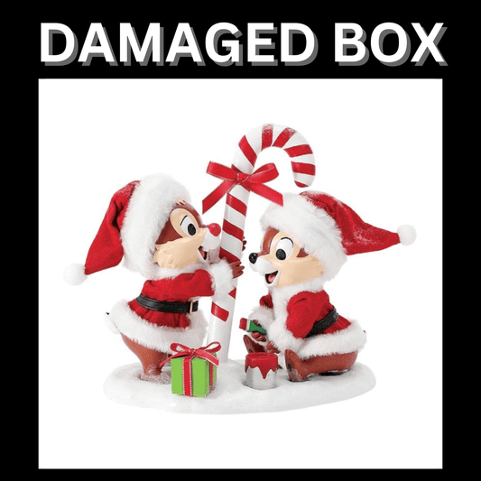 DAMAGED BOX - Two Sweet Chip & Dale Figurine Disney Possible Dreams by Department 56